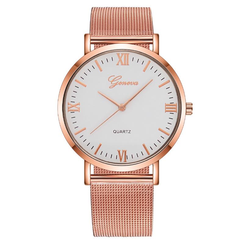 Изготовление на заказ европейских и американских модных римских узоров, простые мужские часы, мужские часы Milan с сетчатым ремнем