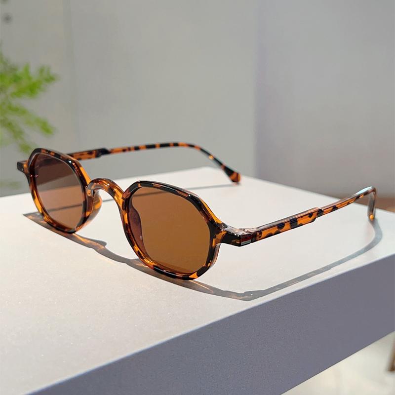 Винтажные овальные солнцезащитные очки Мужские Модные Разноцветные Уличные Очки Женские Трендовые Ретро Корейский Стиль Повседневный Декор Солнцезащитные Очки