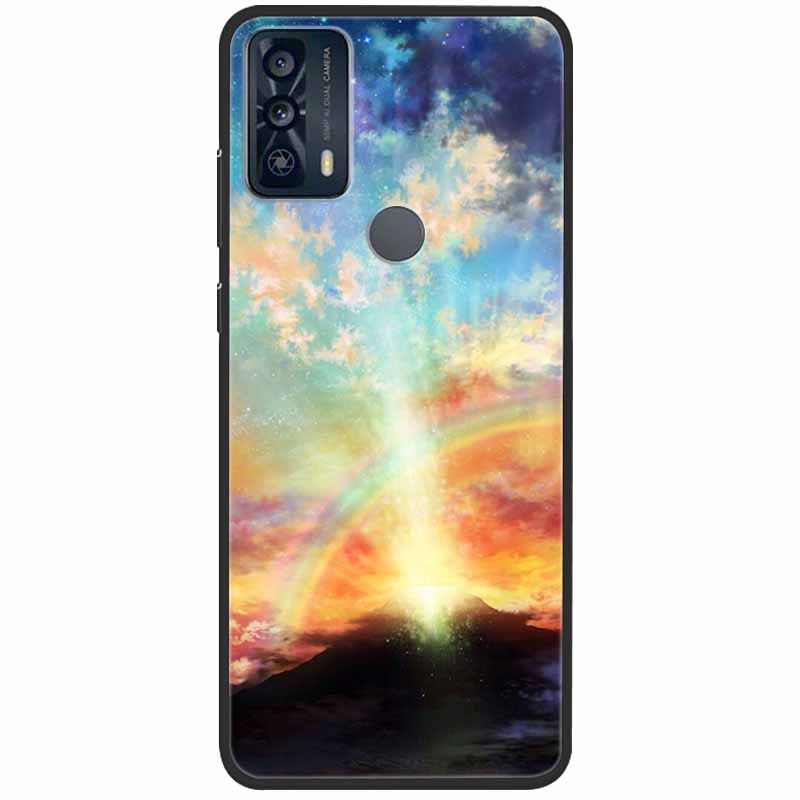 Чехол For TCL 20B Case 6159K Силиконовый Мягкий Модный TPU Чехол для Телефона для TCL 20B Case для TCL 20B 20 B Бампер Защитный TPU Оболочка