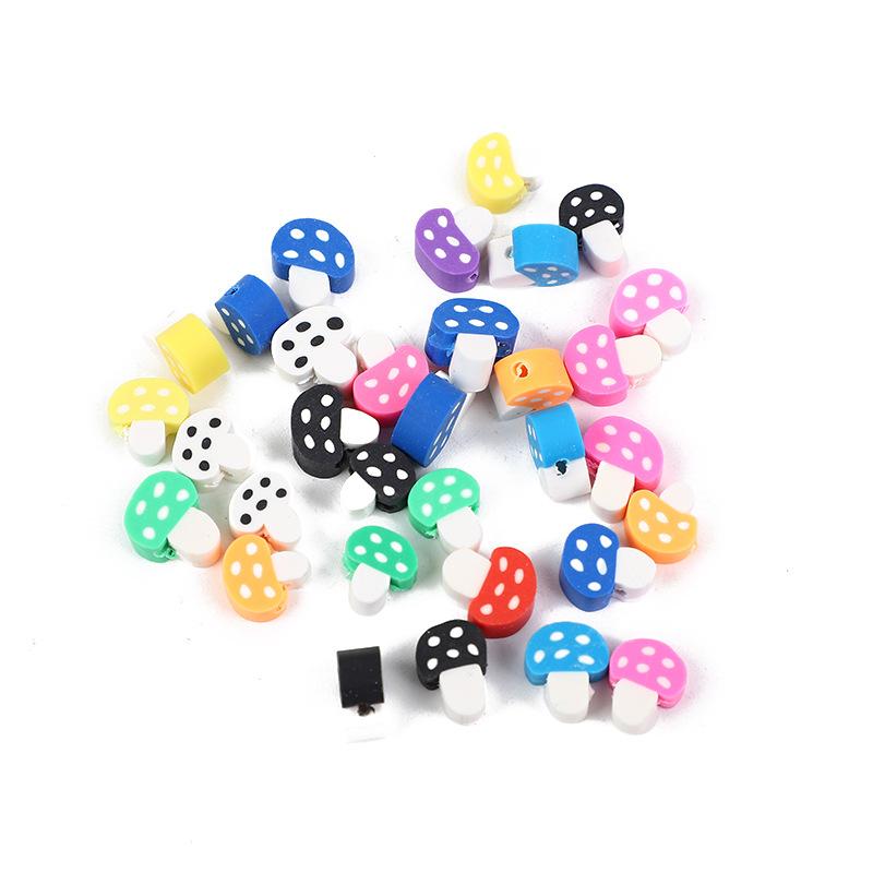 Diy Polymer Clay Soft Ceramic Beads, Round Soft Ceramic Beads Handmade Jewelry Accessories