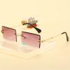 2020 Trendy UV400 Summer Eyewear Rectangle Sun Glasses Square Sunglasses Shades Fashion Sunglasses