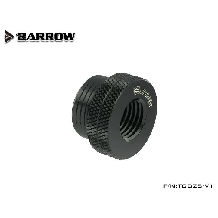 Barrow TCDZS-V1 G1/4'' Pass-Through Fitting for Water Inlet Port Injection Computer Water Cooling , TCDZS-V1