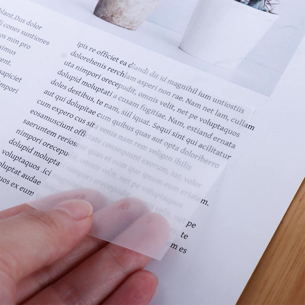 50 листов Креативный прозрачный ПЭТ блок для заметок Posted It липкие заметки наклейка для планера блокнот школьные принадлежности Канцелярские товары Каваи