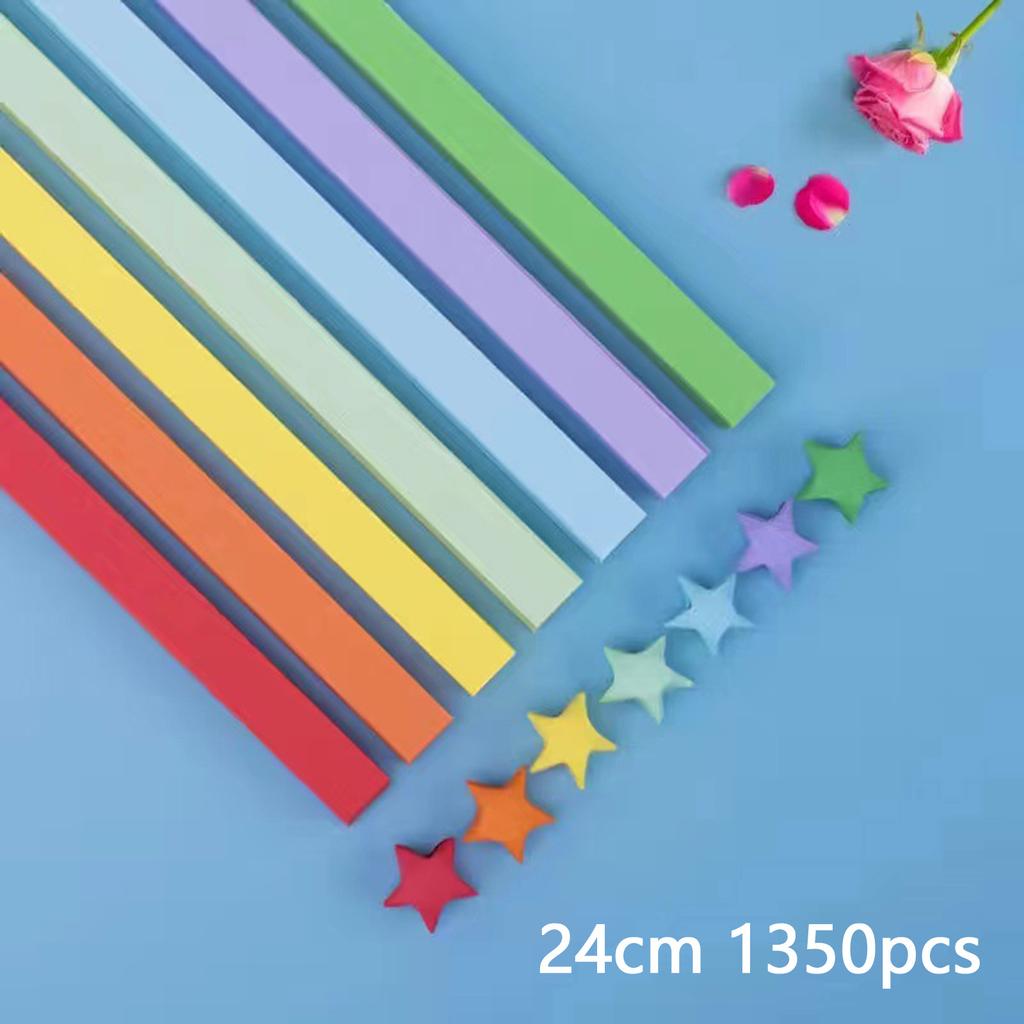 380 шт.-1350 шт. полоски бумаги с рисунком Lucky Star оригами звезды ремесло красочная складная бумага ручной работы DIY художественная бумага подарки