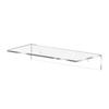 Folpus Acrylic Shelf, Makeup Display Holder Container Decorative L-Shaped Support Transparent Storage Rack for Living Room, Home, Bedroom, Office