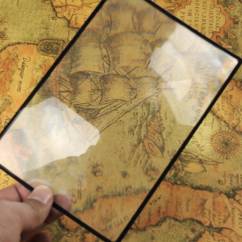 A5 Полная страница Большая увеличительная страница Стекло для чтения Линза увеличительное стекло Линза