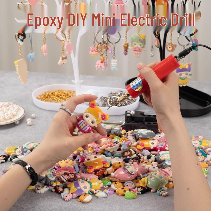 Миниатюрная электрическая USB-дрель ручной работы для полировки кристаллической эпоксидной смолы и грецкого ореха