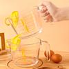 Glass Measuring Cup 500/1000ml Heat-Resistant Measuring Jug with Spout & Markings Kitchen Measuring Tools