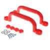 1 Pair Kids Outdoor Toys Children Playground Safety Nonslip Handle Mounting Hardware Kits Climbing Frame Swing Toy Accessories