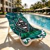 Borussia Monchengladbach Print Beach Towel Design, Soft, Lightweight. for Home Bathroom, Spa, Pool, Yoga, Surfing, Camping, Gift for Family, Friend
