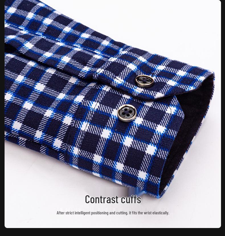 Мужская толстая фланелевая рубашка на флисовой подкладке для осени/зимы – доступны разные цвета