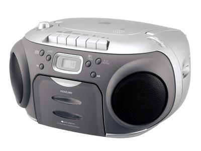 CD-бумбокс Koizumi, AM/FM, Совместим с Wide FM, Серебристый, SAD-4944/S