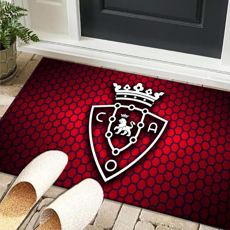 1PC rug FC Osasuna Golden Lion Carpet, Chair Rug,Area Rug for Office Bedroom living rooms bedroom, Doormat decor Christmas fan gifts