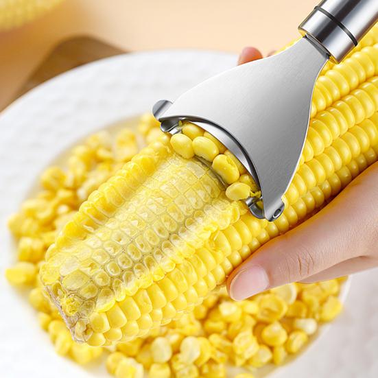 Кукурузоочиститель из нержавеющей стали, молотилка, кухонный гаджет, инструмент для очистки кукурузы от початков