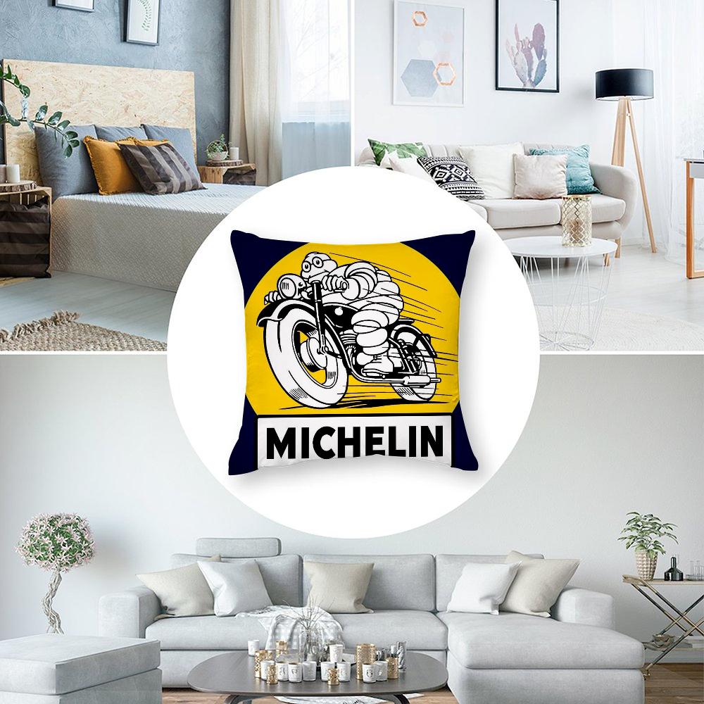 M-MichelinS T-Шины Наволочка Плюшевая Ткань Мягкий Двусторонняя Печать Чехол для Подушки Дивана Наволочки