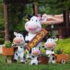 Outdoor Cartoon Cow Flower Pot
