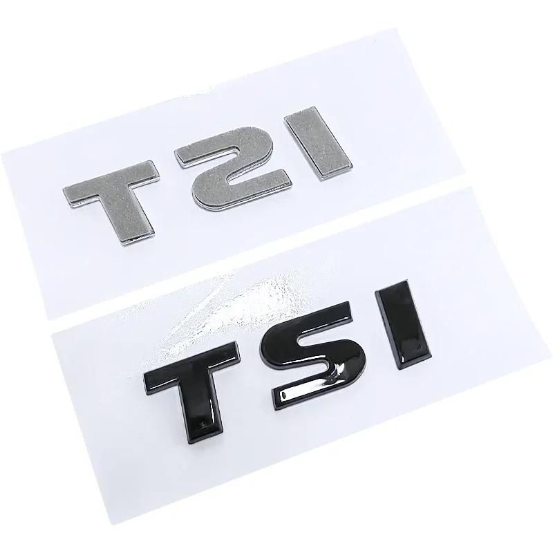 YKPSC1 Car Stickers Badge Emblem Tail Decal Auto Styling for Volkswagen VW TSI Logo Beetle Scirocco POLO Sharan Sagitar Magotan