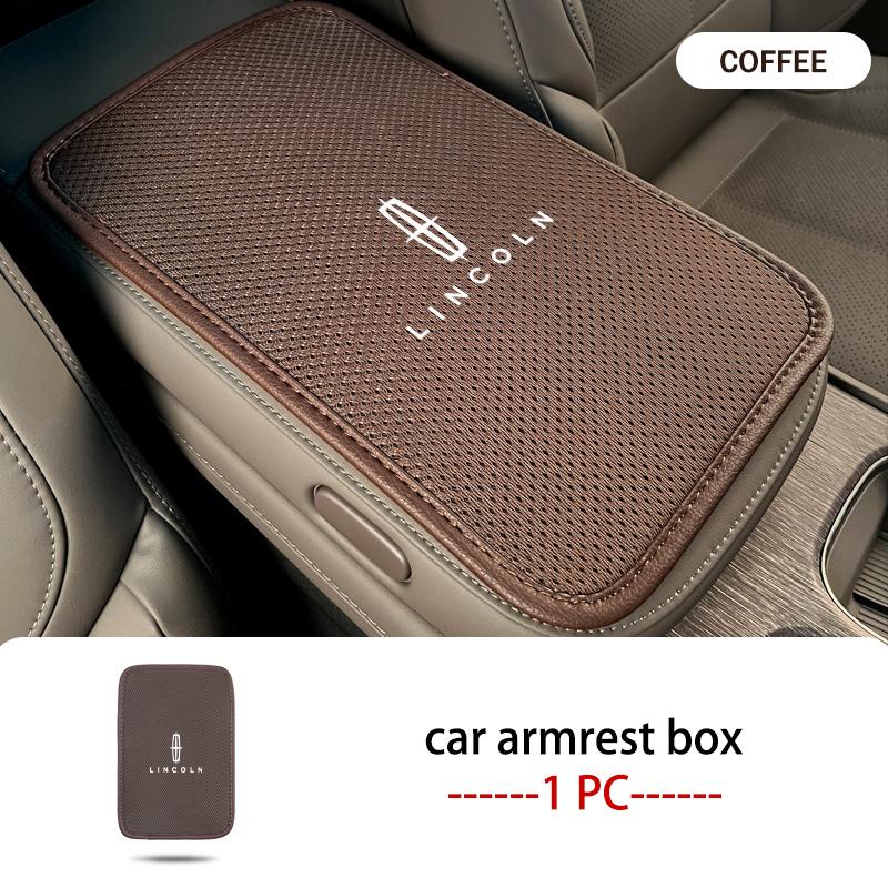 Car Armrest Pad Universal Anti Scratch Center Console Cushion For Lincoln Mondeo MKZ MKX Aviator Navigator Continental Corsair hpo0