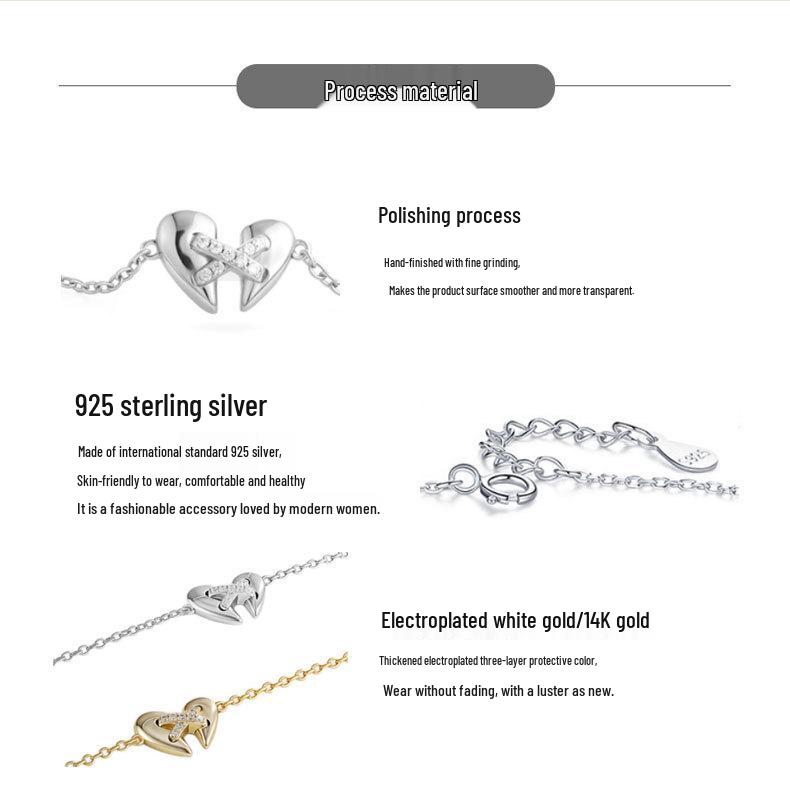 Arvaleff S925 Sterling Silver Christmas Hat Necklace with 14k Gold Zircon, Fashion Clavicle Chain