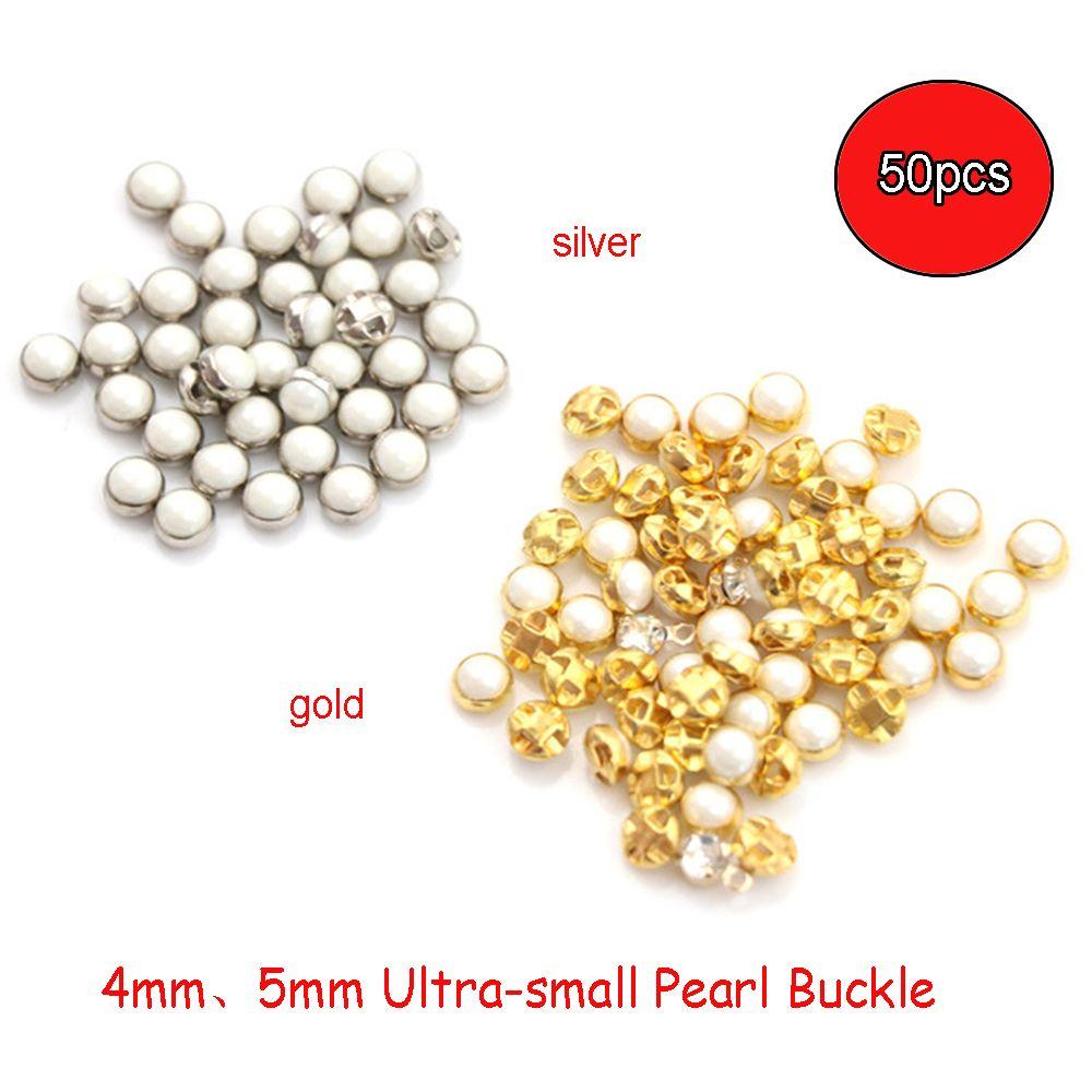 Dollhouse Miniature DIY Doll Clothes Pullip Clothing Sewing Mini Pearl Buttons Bjd Blythe