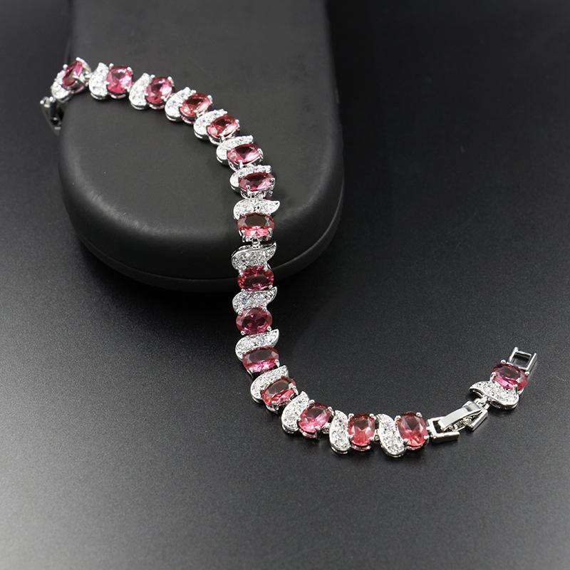 Best-selling Womens Zircon Bracelet Colorfast Fashion Live Fox Jewelry