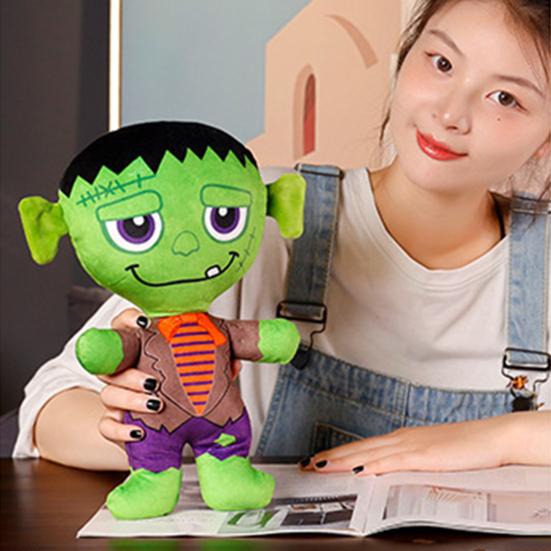 Забавный Хэллоуин Череп Монстры Игрушка Мультфильм Тыква Человек Фаршированный Зомби Ужас Плюшевые Куклы Хэллоуин Украшения Реквизит