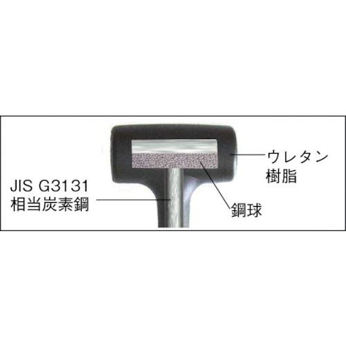 TRUSCO Urethane Shockless Hammer #1 TPUS-10