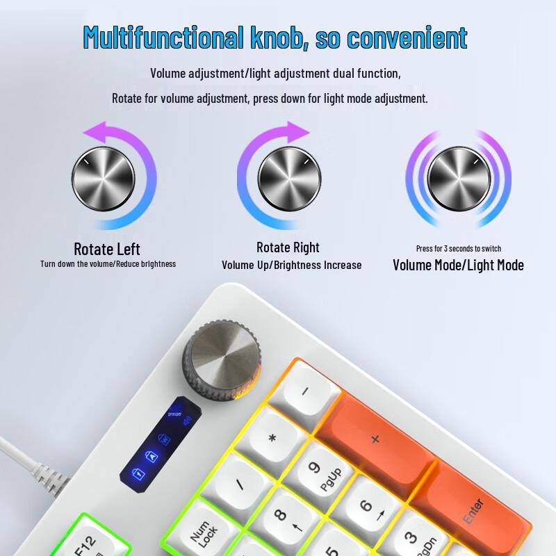 Y-FRUITFUL K93 RGB Проводная игровая клавиатура