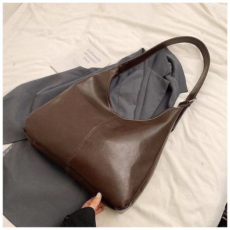 Bags Women's Large Capacity 2025 New Spring and Autumn Versatile Premium Sense Shoulder Messenger Bag Commuter Soft Pitot Bag