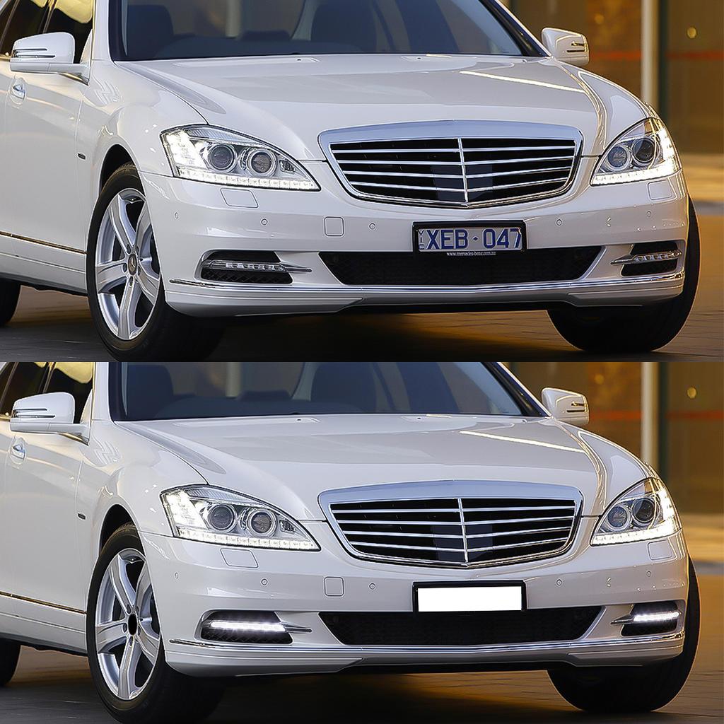 2218201756 2218201856 DRL для Mercedes Benz S-Class W221 S350 S500 C250 C300 светодиодные дневные ходовые огни противотуманные фары автомобильные аксессуары
