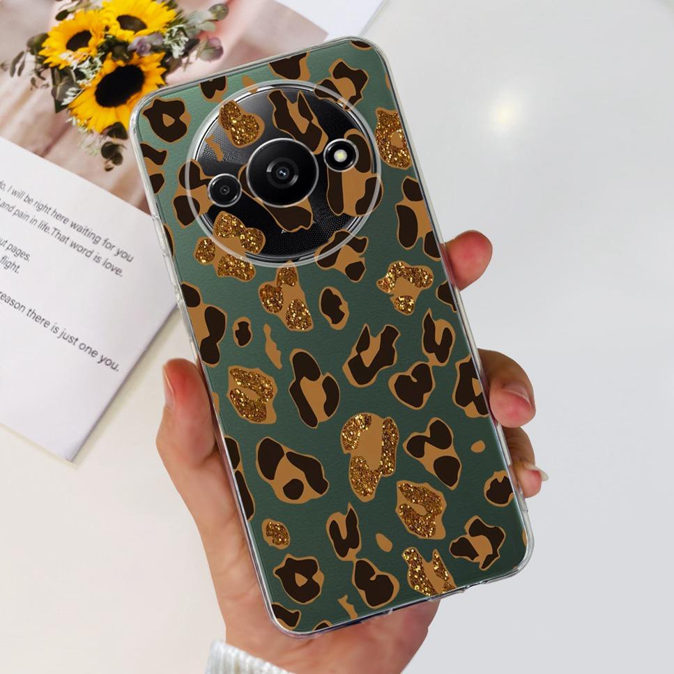 Для Xiaomi Redmi A3 4G Чехол Модная Девочка Мультяшный Принт Мягкий Силиконовый Задний Чехол Для Redmi A3 6.71" Ударопрочный Чехол для Телефона Funda