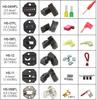 Высокоточные храповые обжимные клещи HS для штыревых, оголенных и предварительно изолированных клемм