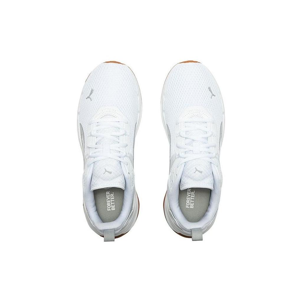 Puma Унисекс Кроссовки для бега Stride низкие Белый Серебристый 389422-02