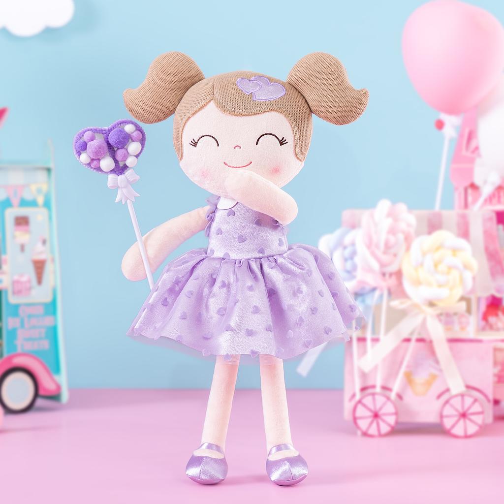 Плюшевая весенняя девочка, стайка подарков для девочек, плюшевые куклы, рождественские подарки, подарки на день рождения, кукла фиолетового цвета