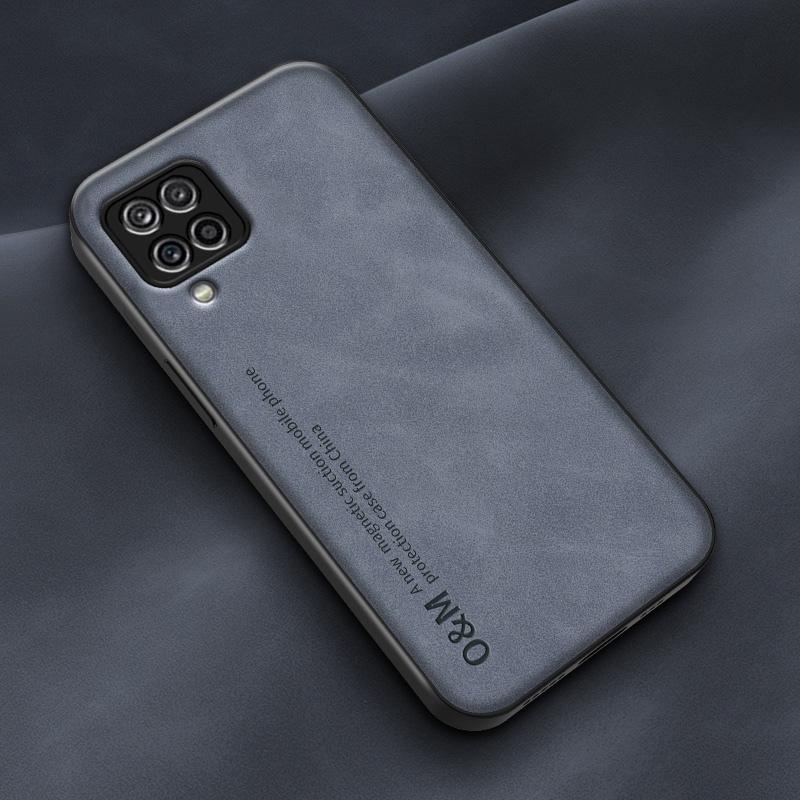 Роскошный Магнитный Для Кожаного Чехла Samsung Galaxy A12 A22 M12 M22 M32 4g Чехол Силиконовая Защита Автодержатель Чехол Для Телефона Coque