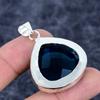 Iolite Quartz Gemstone Handmade 925 Sterling Silver Jewelry Pendant 1.77" M-3254