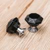 Colorful Cabinet Handles Door Knobs Cupboard Pulls Crystal Glass Knobs Diamond Shape Pull Handle