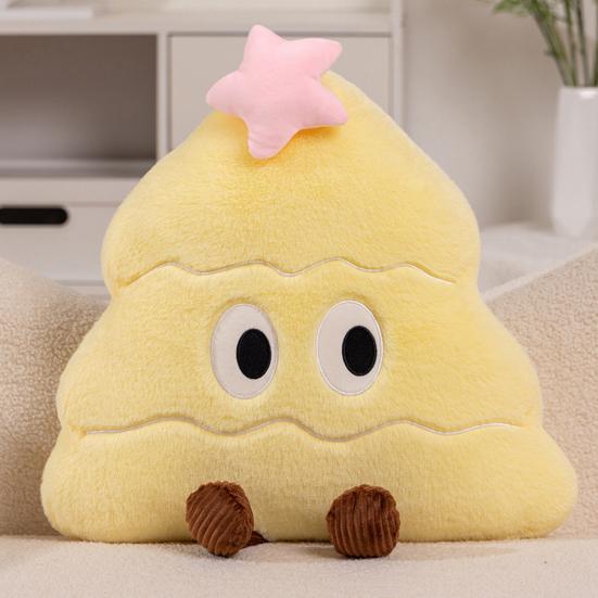 Плюшевая подушка в виде рождественской елки, мультяшная подушка для дивана, спальни, гостиной, декорация