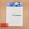 18K Бумага для писем в клетку и одинарная/двойная линия, ретро канцелярские товары, прокладка для практики каллиграфии