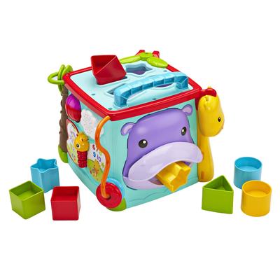 Обучающая коробка Fisher-Price на двух языках [от 6 месяцев] [Образовательная игрушка, Английский, Иностранный язык] DNY97
