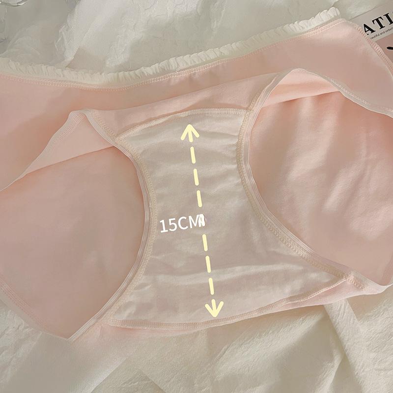 Трусики детские из хлопка класса А 7А антибактериальные, удлиненные, из чистого хлопка, удобные, с мешком на талии и треугольными чашечками