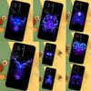 Неоновые Знаки Зодиака Для Realme 11 10 9 12 Pro Plus C67 C55 C53 C51 C31 C35 C33 C30 C21Y C25s GT Neo 6 GT5 Чехол