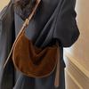Корейская версия нишевая повседневная сумка на одно плечо подмышку женская новая ретро мода высокое чувство универсальная повседневная сумка-мессенджер сумка-пельмень