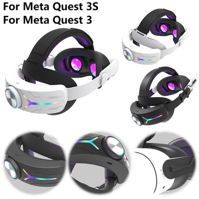 Регулируемый ремешок для головы для Meta Quest 3S, сменный ремешок для VR-шлема, усиленные ремешки для поддержки головы для Meta Quest 3S, аксессуары для VR