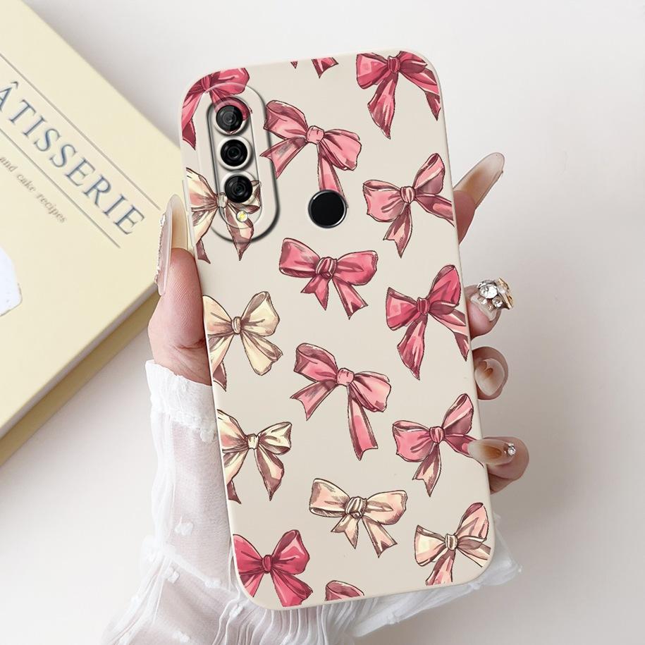 For Huawei Y6p Y 6P Case MED-LX9 Fashion Butterfly Flower Rose Soft Silicone Cover For Huawei Enjoy 20e MLD-AL10 Protective Case