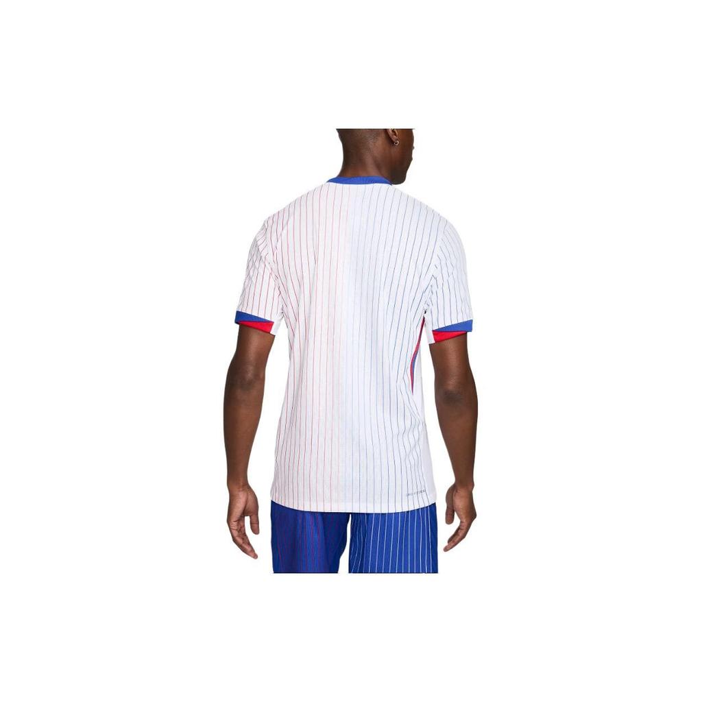 Nike Футболка FFF 2024/25 Match Away ADV Authentic, белая/ярко-синяя/университетская красная/ярко-синяя, мужская уличная одежда FJ4260-100