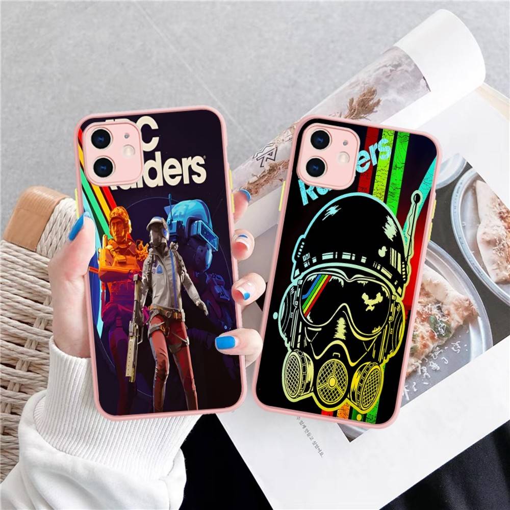 Чехол для телефона Game A-ARC R-Raiders Для IPhone 13 12 X XS MAX Pro Max 16 15 11 14 Pro Max Ударопрочный Матовый Чехол