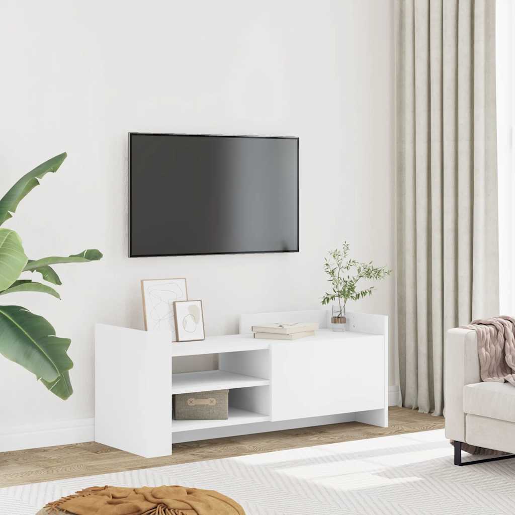 TV Cabinet White 100 x 35 x 40 cm Particleboard