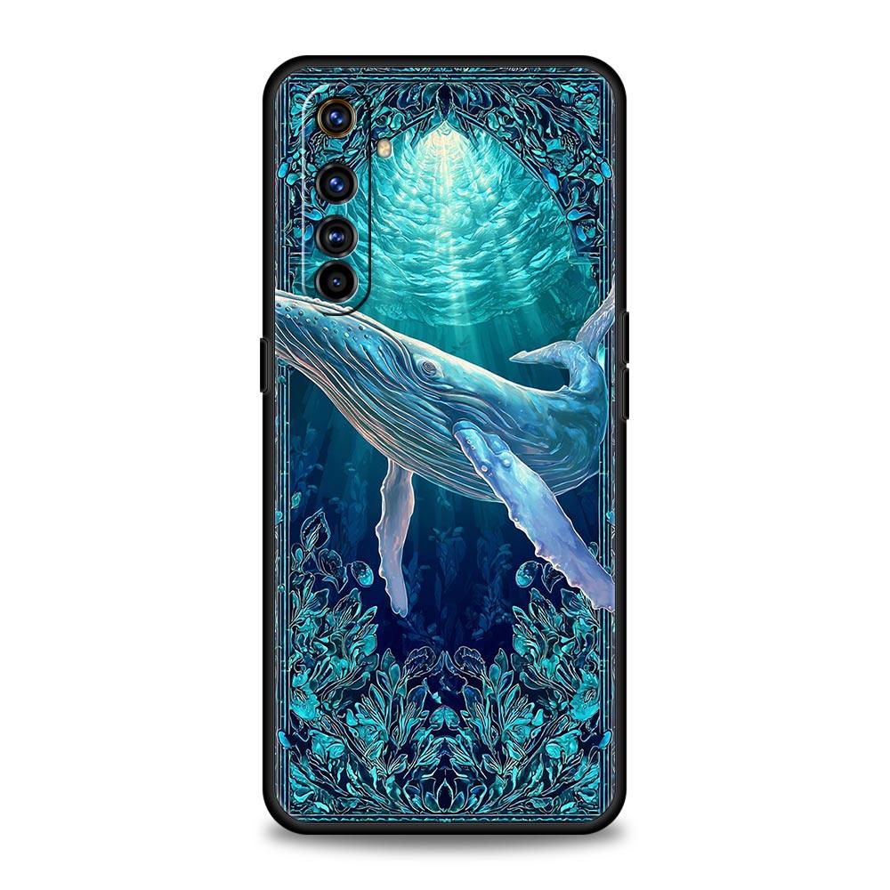 Синяя рыба Океан Мягкий ТПУ Для Realme 13 12 11 10 9 Pro Plus GT3 GT2 C21 C25 C35 C53 C55 C67 Pro 5G Чехол для телефона Обложка Fundas Capas
