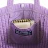 1230 Quilted Tote Bag SC A4 Wide Ible [Rootote] (Mauve)